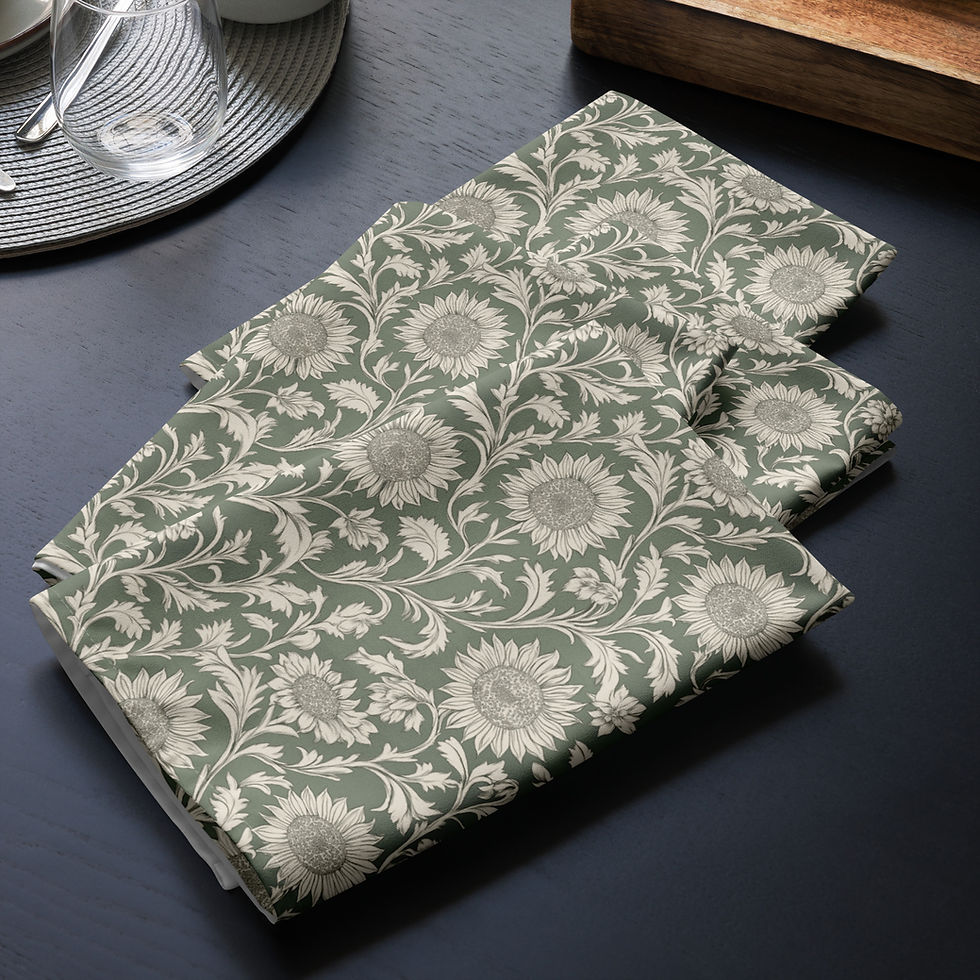 Thumbnail: Arts and Crafts Art Cloth napkin set