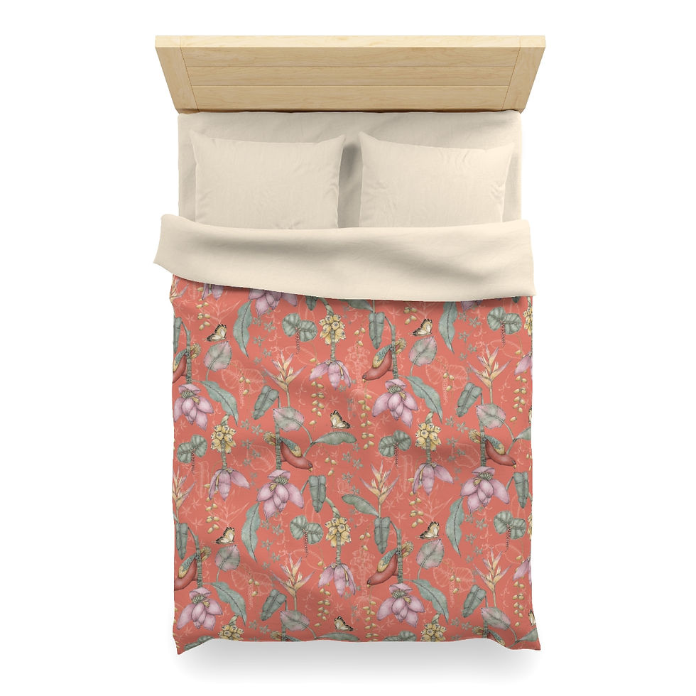 Thumbnail: Exotica II CLAY Microfiber Duvet Cover