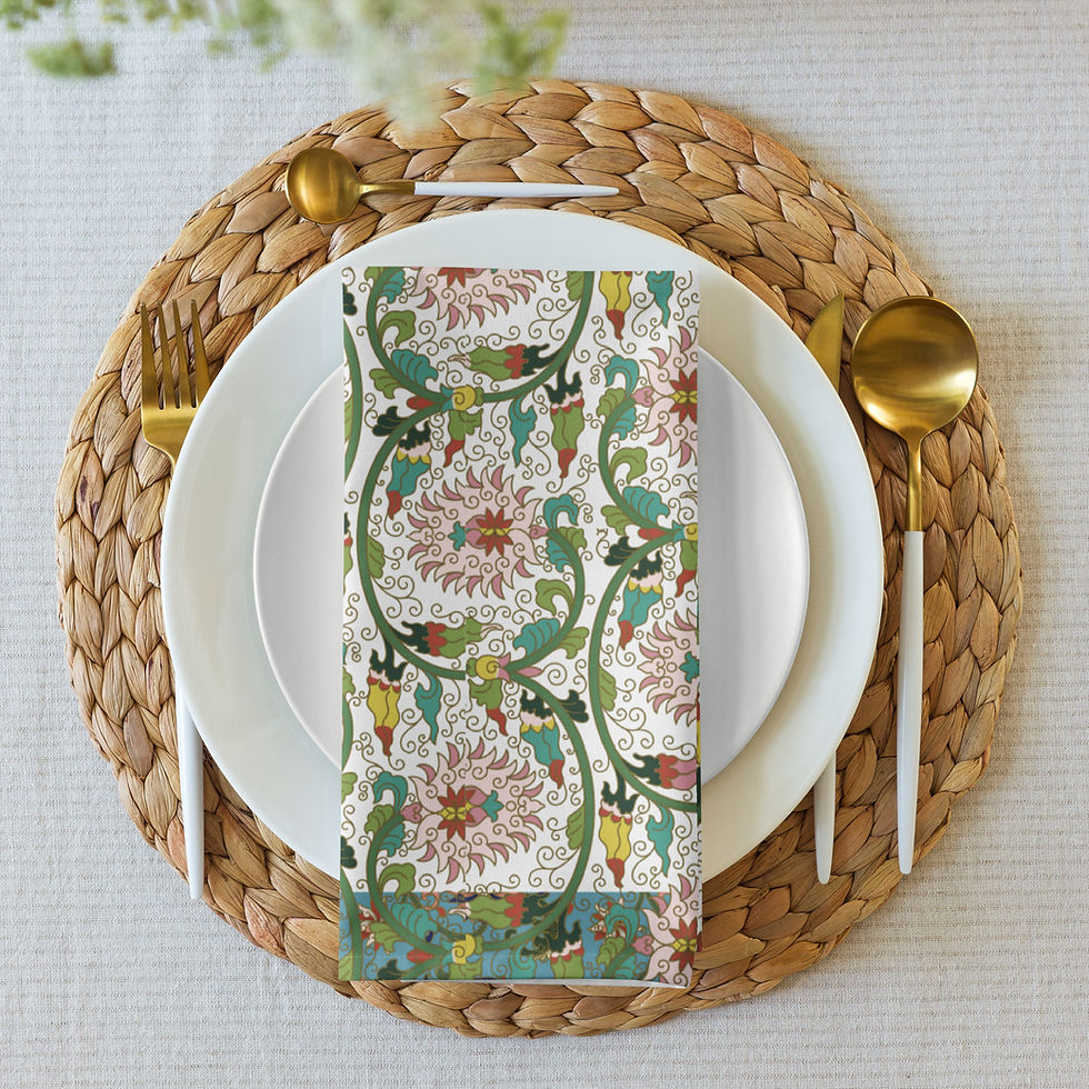 Thumbnail: Colorful Chinese 2 Cloth napkin set
