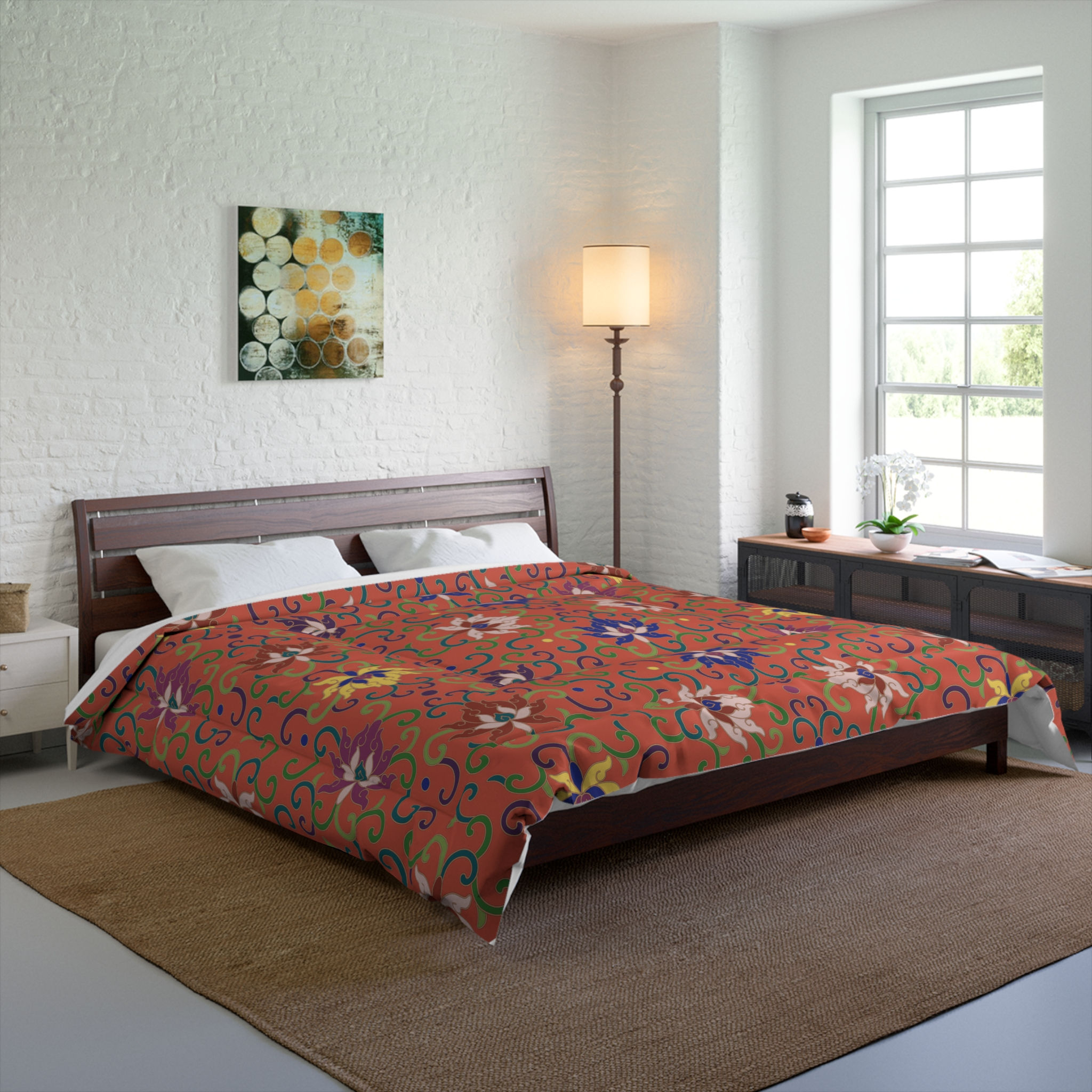 East Asian Red Comforter