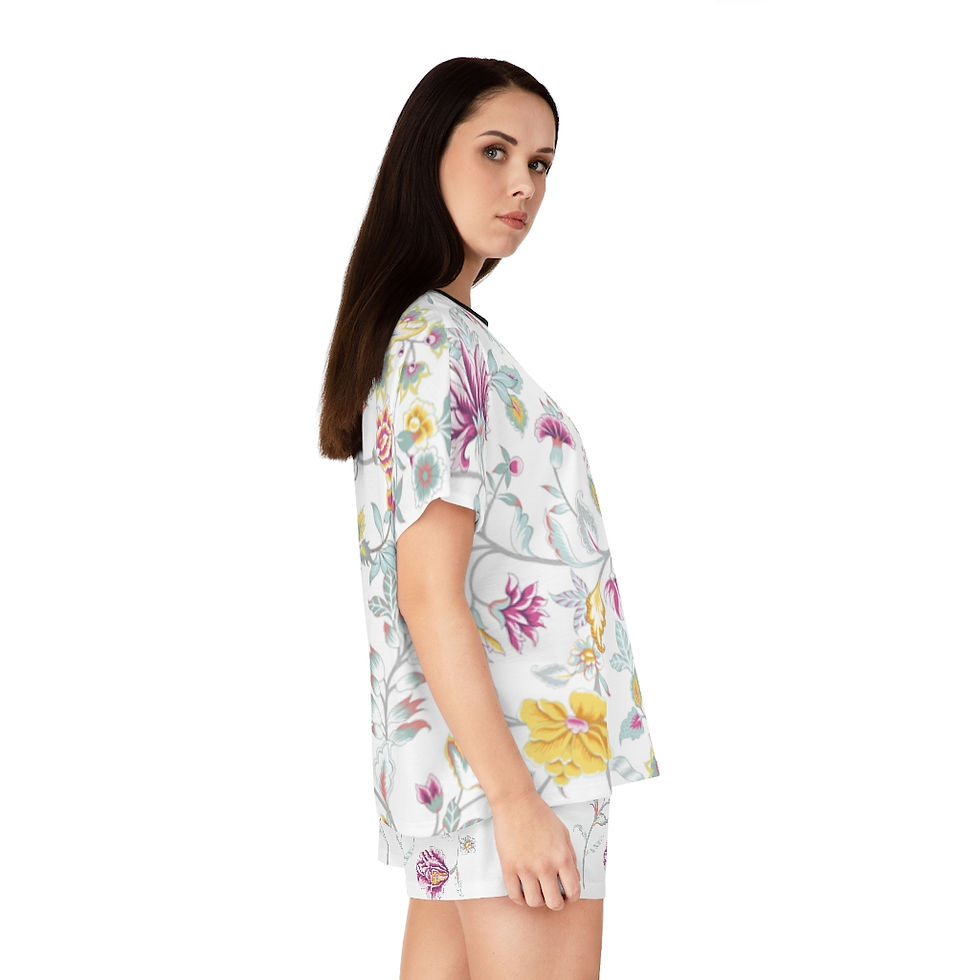 Thumbnail: CalicoWomen's Short Pajama Set (AOP)