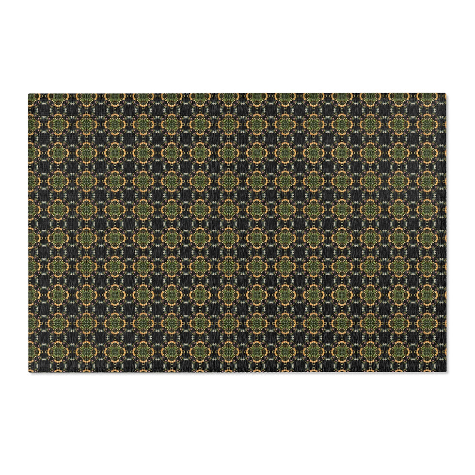 Thumbnail: Arabesque Gardens  Geometric Pattern Area Rug
