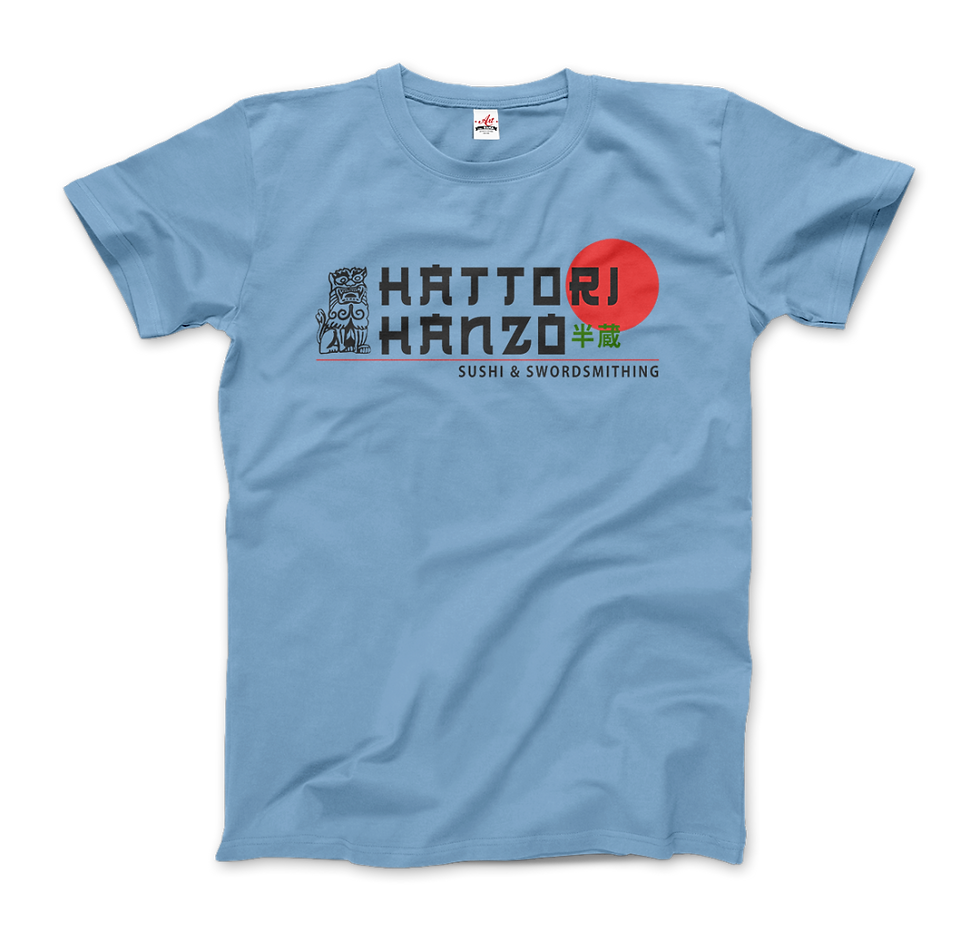 Thumbnail: Hattori Hanzo, Sushi and Swordsmithing From Kill Bill T-Shirt