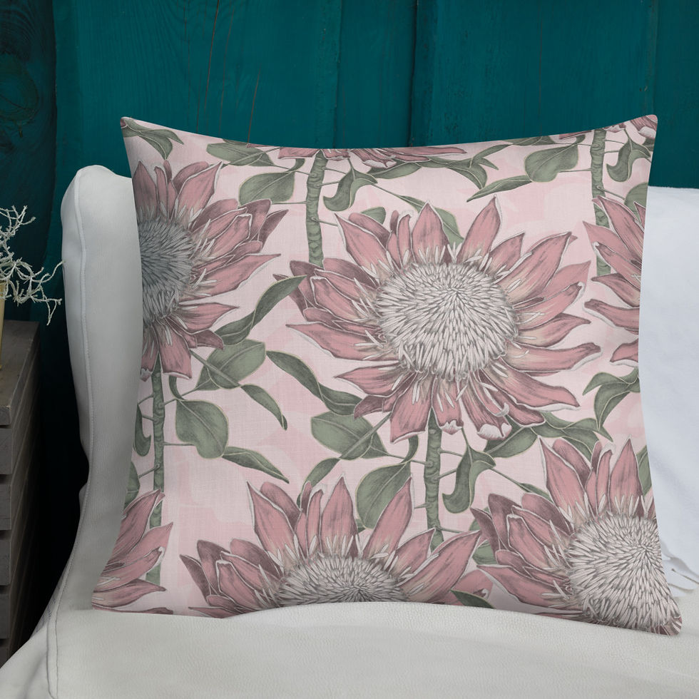 Thumbnail: Bella Pink Premium Pillow
