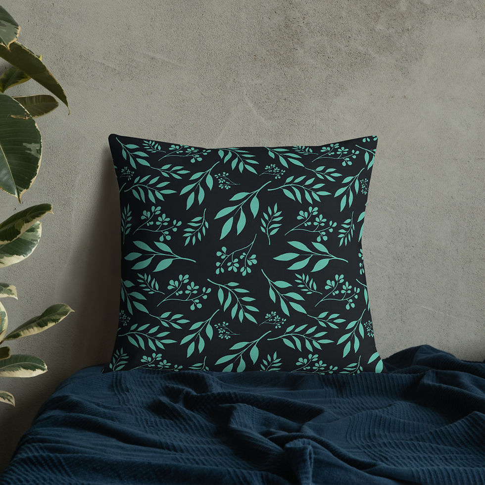 Thumbnail:  Midnight Garden Premium Pillows