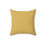 Thumbnail: Exquisite Devotion Black/Gold Faux Suede Square Pillow