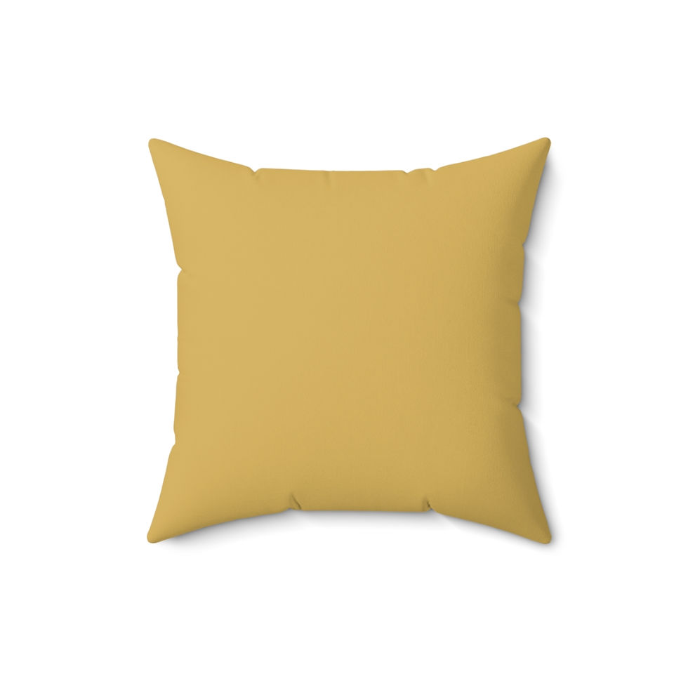 Thumbnail: Exquisite Devotion Black/Gold Faux Suede Square Pillow