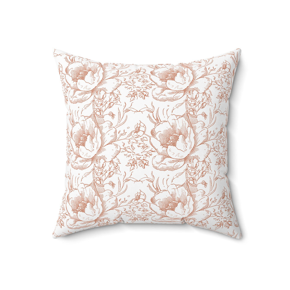 Thumbnail: Victorian Rose (Red) Pillow