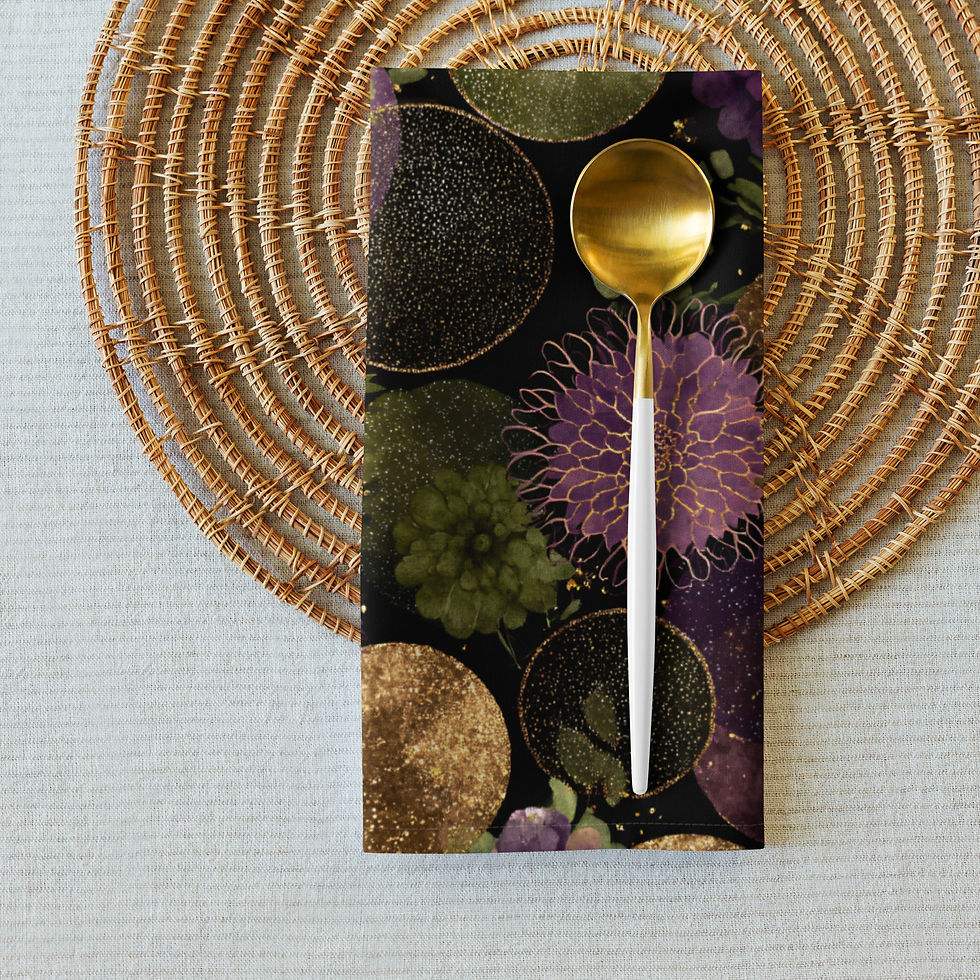 Thumbnail: Autumn Nightfall Cloth napkin set