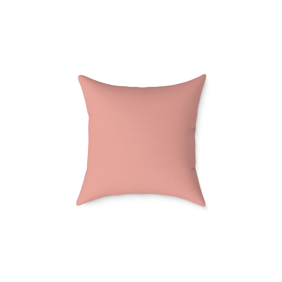 Thumbnail: Harlow Peach Spun Polyester Pillow