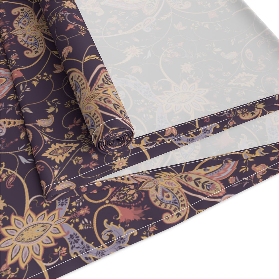Thumbnail: Tealee Elegant Floral Table Runner for Dining