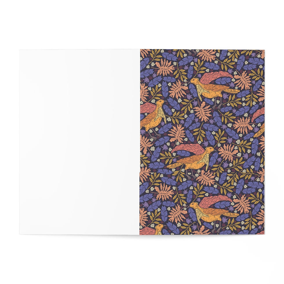 Thumbnail: Japanese Design Greeting Cards (7 pcs)