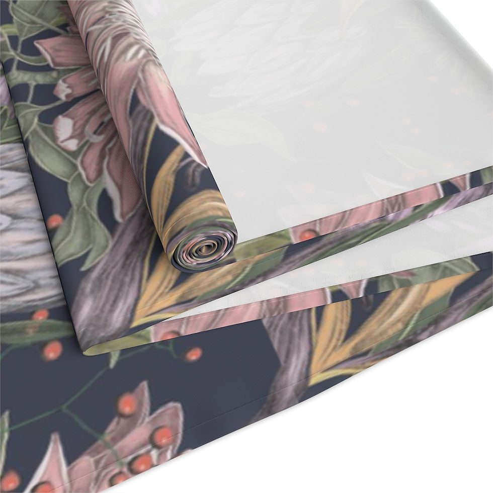 Thumbnail: Bella (Dark) Table Runner (Cotton, Poly)