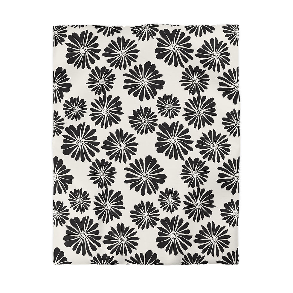 Thumbnail: Big Daisies Microfiber Duvet Cover