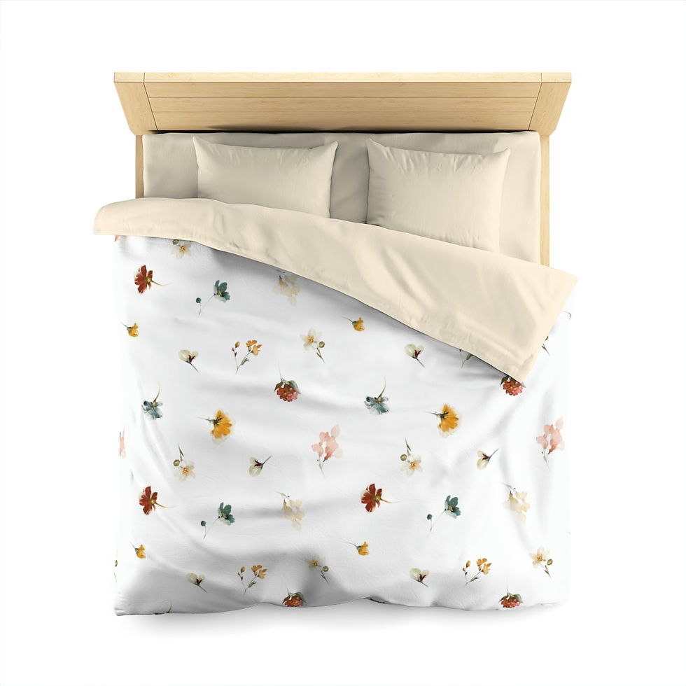 Thumbnail: Spring is near Microfiber Duvet Cover