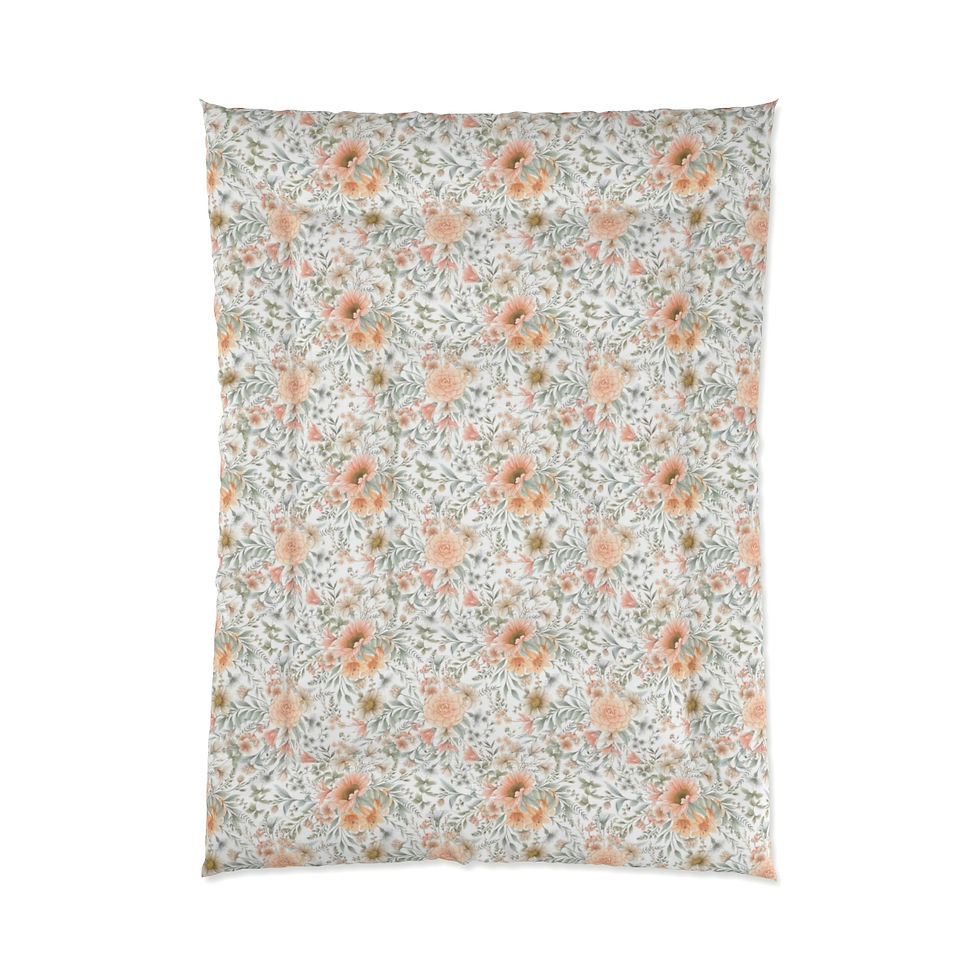 Thumbnail: Copy of Delicate Floral (2) Comforter