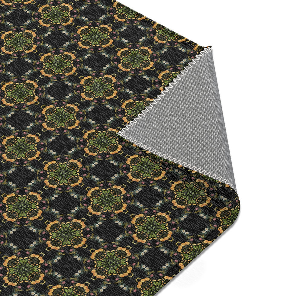 Thumbnail: Arabesque Gardens  Geometric Pattern Area Rug