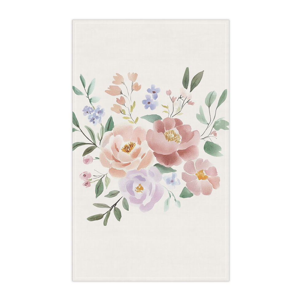 Thumbnail: Soft Pastel Tea Towels, Charming Kitchen Decor