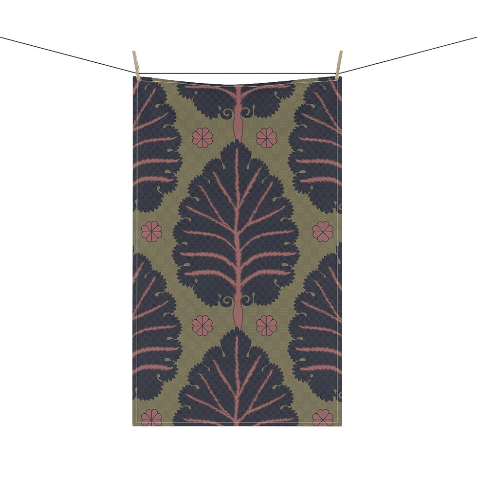 Thumbnail: Botanical Print Tea Towels, Eco-Friendly Kitchen Decor
