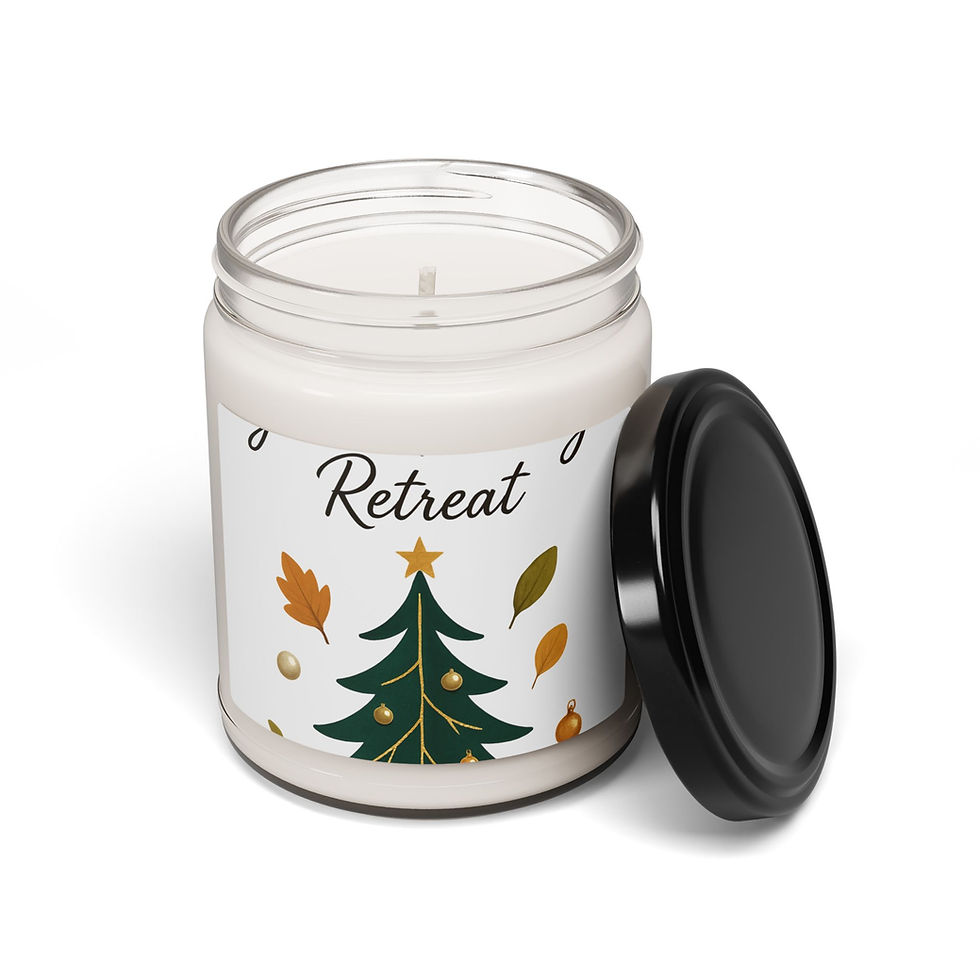Retreat Holiday Soy Candle — 9oz Christmas Tree Scented Jar