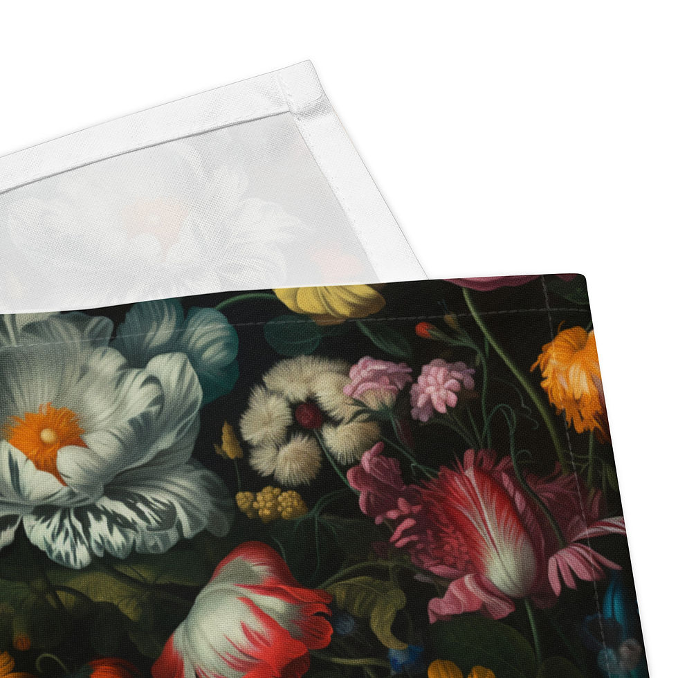Thumbnail: The Dutch Lady Bouquets Cloth napkin set