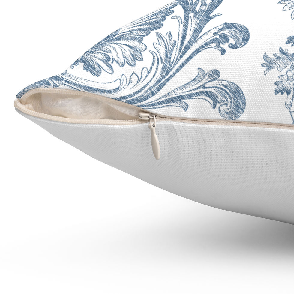 Thumbnail: Victorian Tile (Blue) Pillow