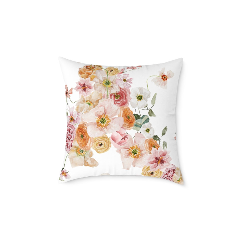 Thumbnail: Icelandic Poppies Spun Polyester Pillow