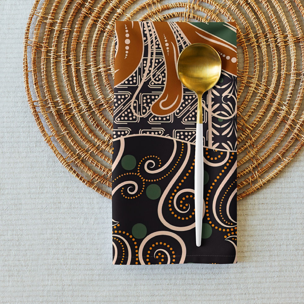 Thumbnail: Traditional Batik Cloth napkin set