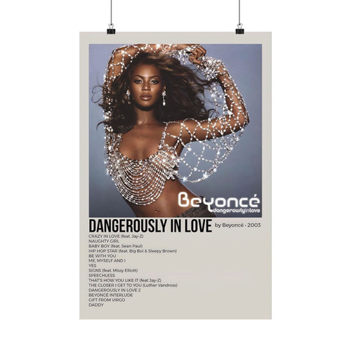 BEYONCÉ Dangerously in Love, 2003 Matte Vertical Posters | Your
