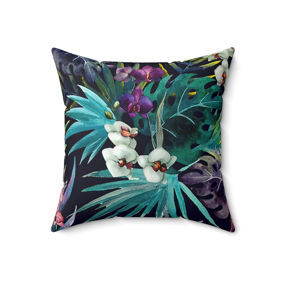 Thumbnail: Tropicana Spun Polyester Square Pillow