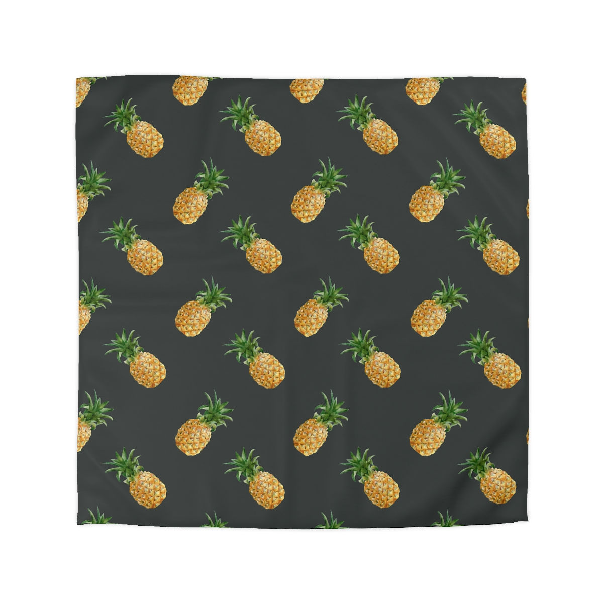Pineapple Life Microfiber Duvet Cover