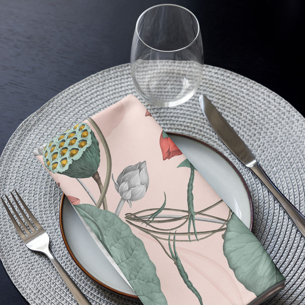 Thumbnail: Nelumbo Cloth napkin set