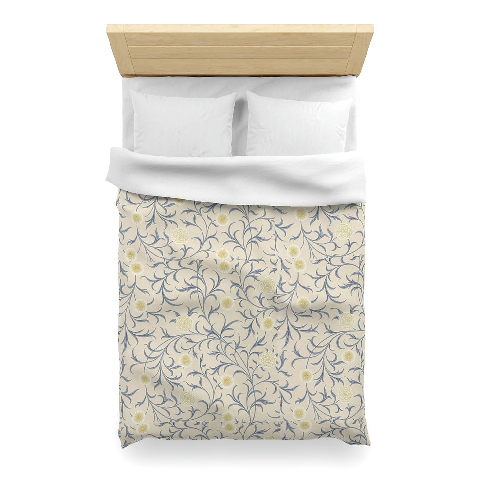 Thumbnail: Meandering  Microfiber Duvet Cover