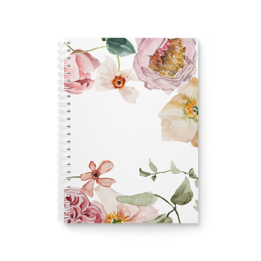 Secret Garden Spiral Notebook