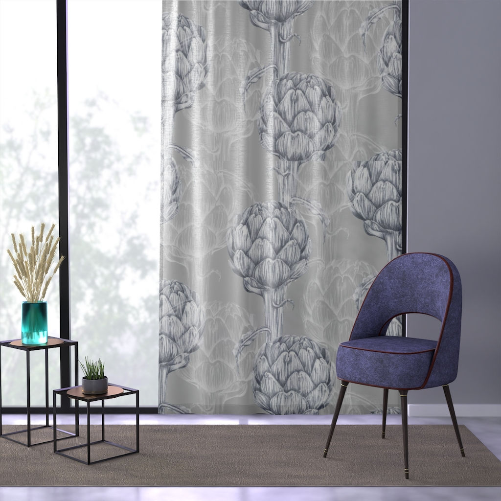 Bella Blue Window Curtain