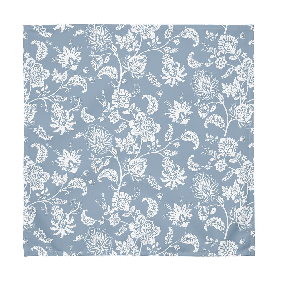 Thumbnail: Dempsey Blue Cloth napkin set