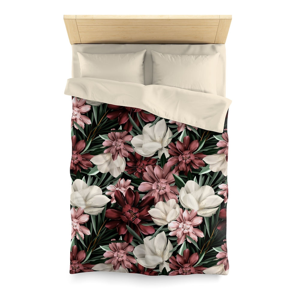 Thumbnail: Early Spring Kiss Microfiber Duvet Cover