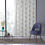 Thumbnail: Delicate Floral Sheer (2) Window Curtain