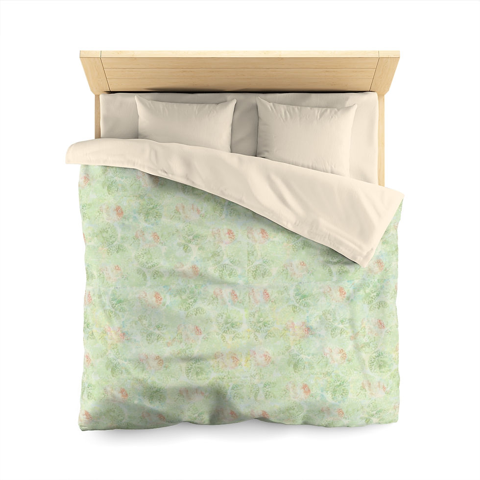 Thumbnail: Seafoam Microfiber Duvet Cover
