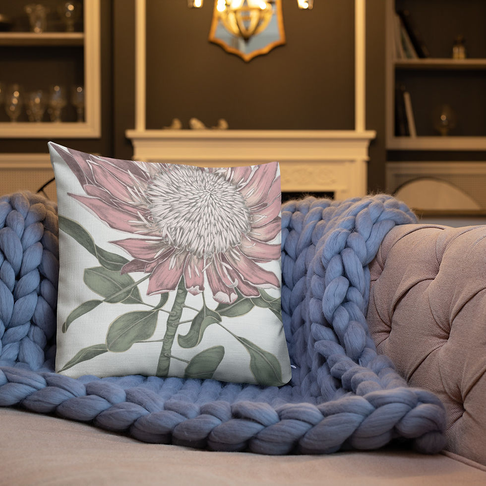 Thumbnail: Bella Pink Premium Pillow