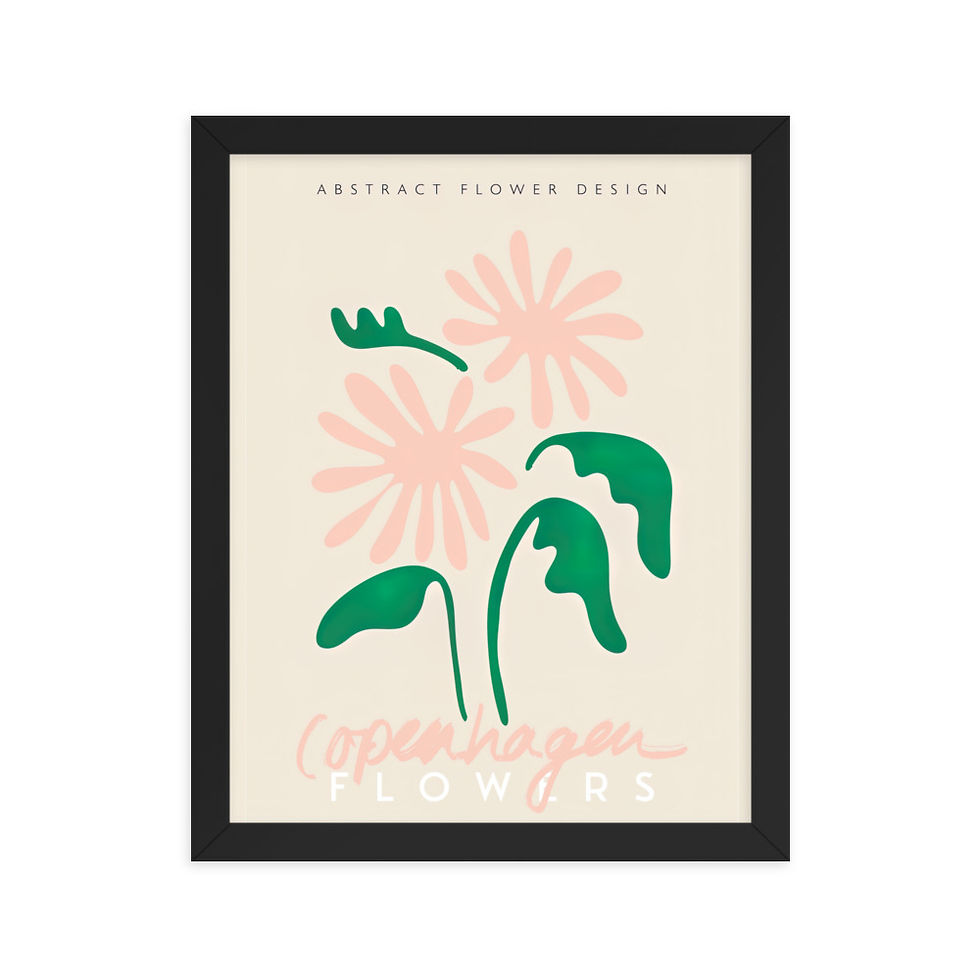Thumbnail: Copenhagen Print Framed Poster    