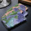 Thumbnail: Floral and Birds Violet and Peach Cloth napkin set
