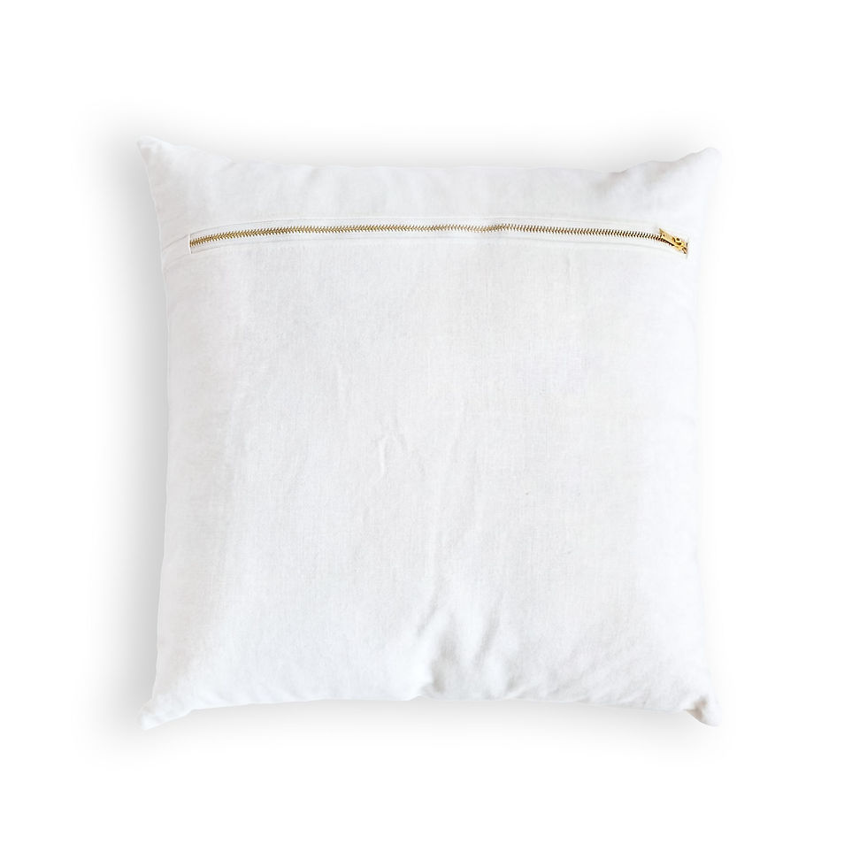 Thumbnail: Blue Green Floral Velvet Pillow — Decorative Throw Cushion