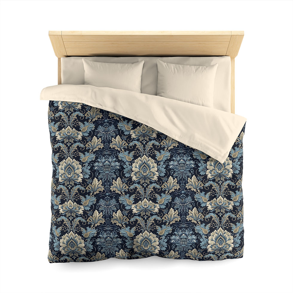 Thumbnail: Jacquard B Microfiber Duvet Cover 