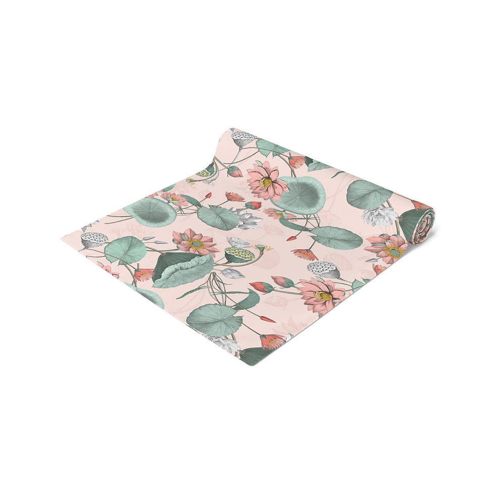 Thumbnail: Nelumbo Floral Table Runner 