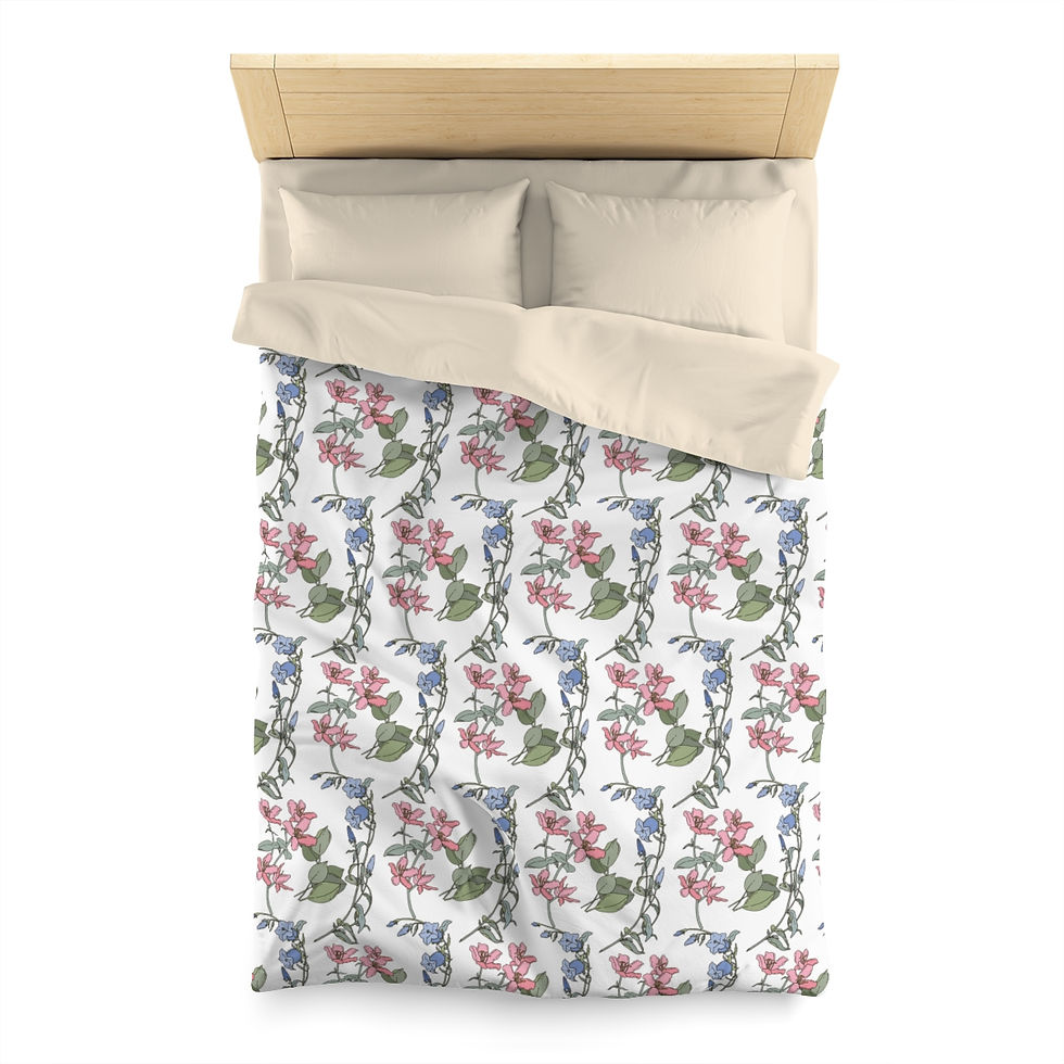 Thumbnail: Springtime Microfiber Duvet Cover