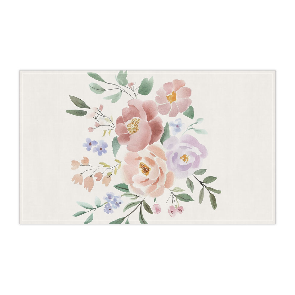 Thumbnail: Soft Pastel Tea Towels, Charming Kitchen Decor