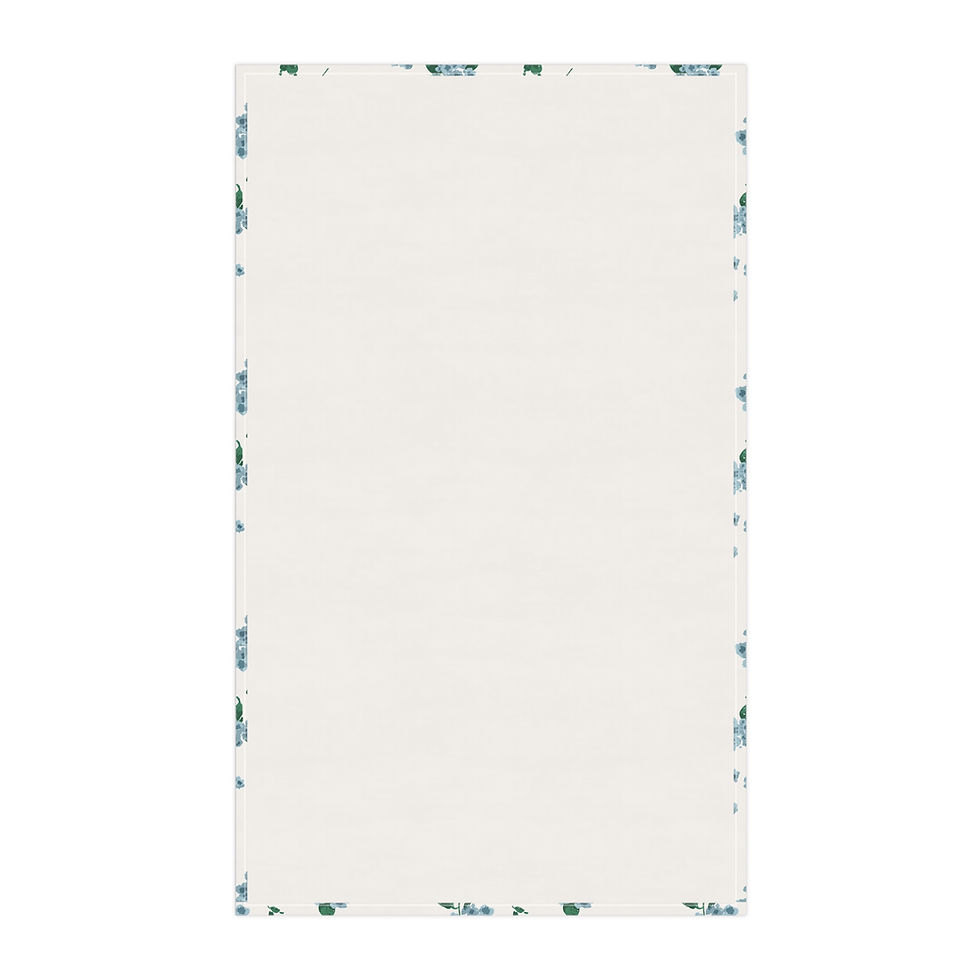 Thumbnail:  Shabby Chic Secret Garden Blue Floral Tea Towels, Vintage Kitchen Decor