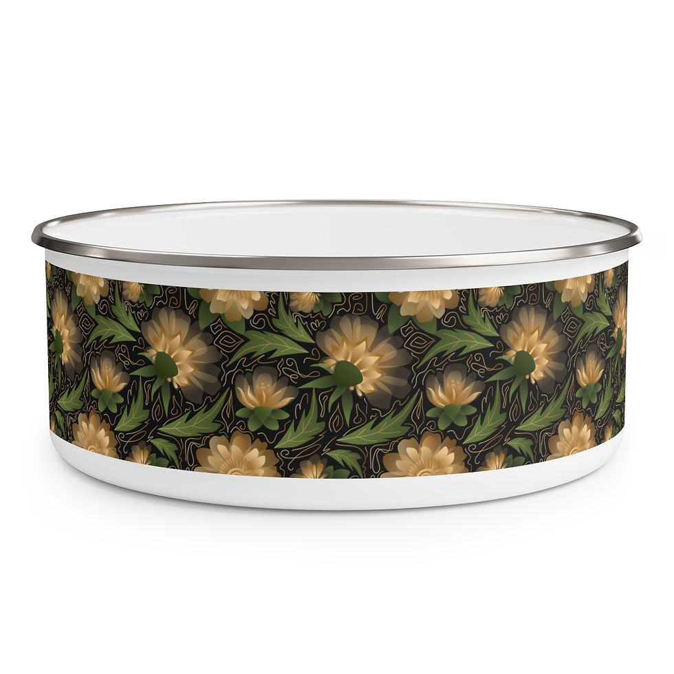 Thumbnail: Magical Forest 3   Enamel Bowl