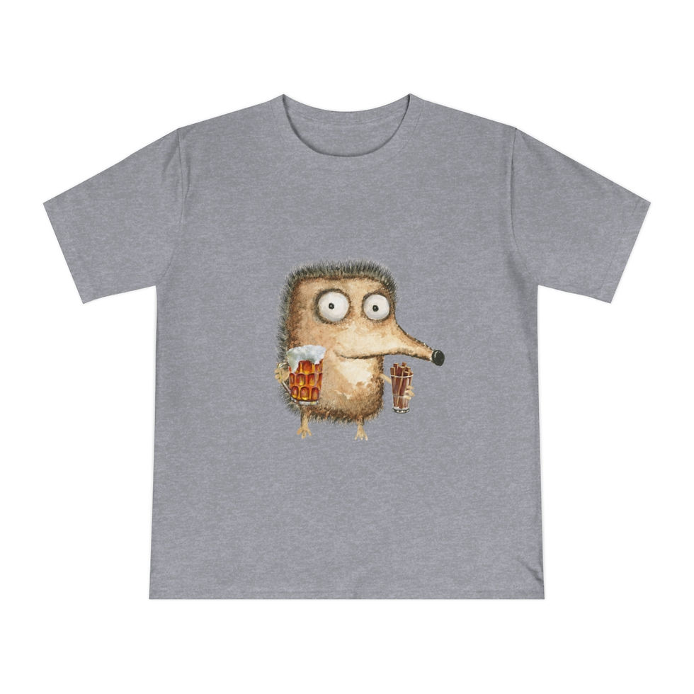 Thumbnail: Cheers Hedgehog Unisex Classic Jersey T-shirt